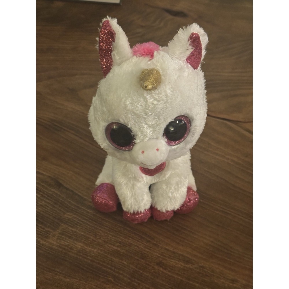 TY Beanie‎ Boos Cherie Valentine Unicorn Plush